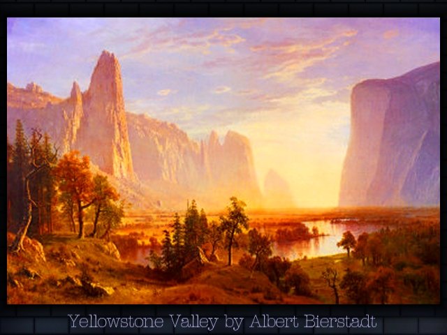 Yellowstone Valley by Albert Bierstadt
